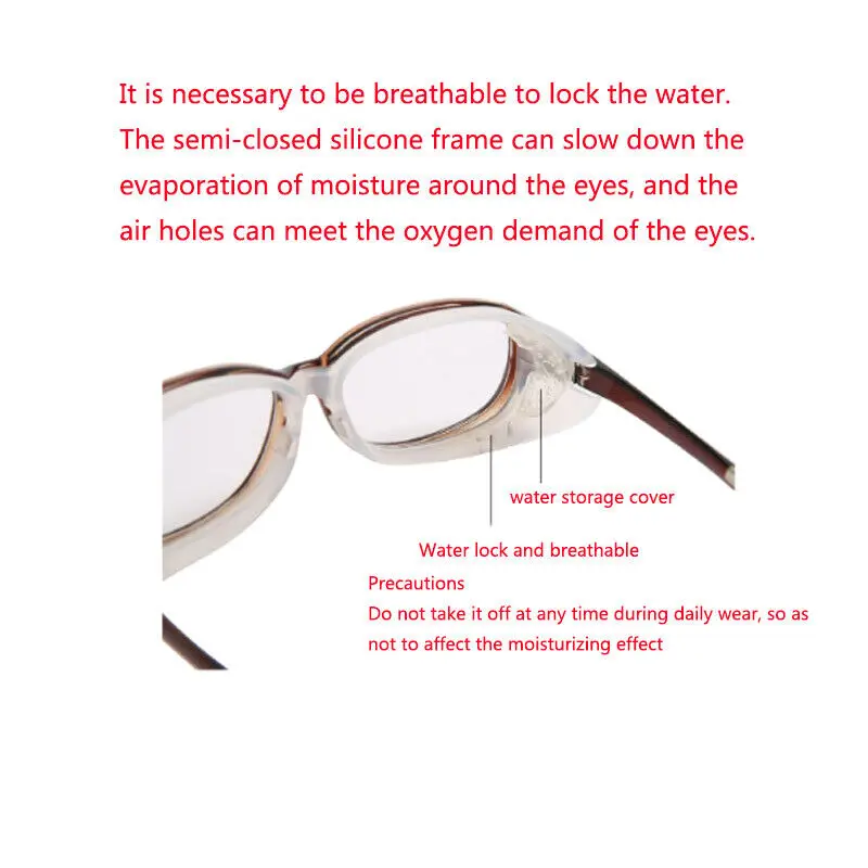 Full Surround Type Glasses With Water Moisturizing Anti-Blue Light Goggles