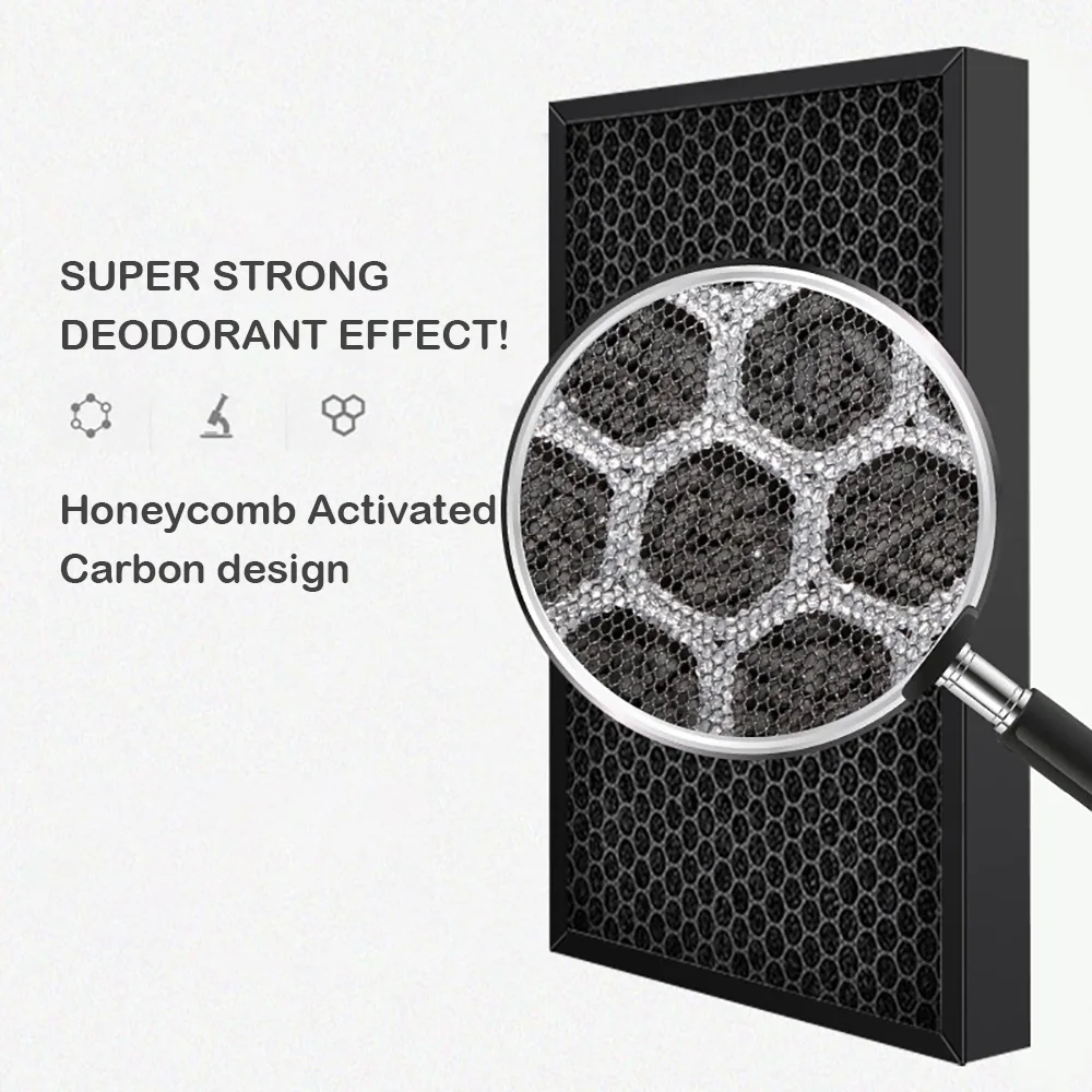 For Cooper&Hunter CH-P55W5I Tien-Shan air purifier Replacement 2 IN HEPA Carbon Combined Filter