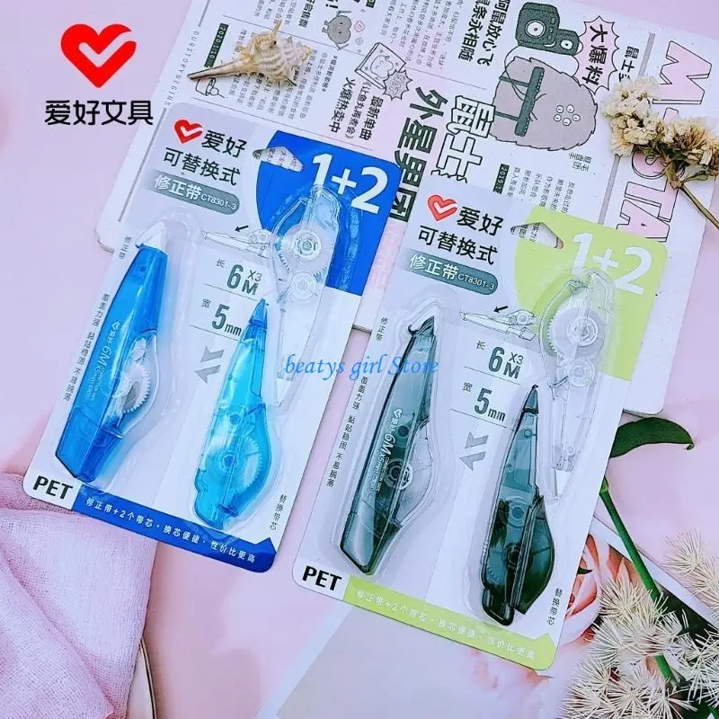 

C7AB Correction Tape for Student Error Eraser Tape School Office Supplies Stationery