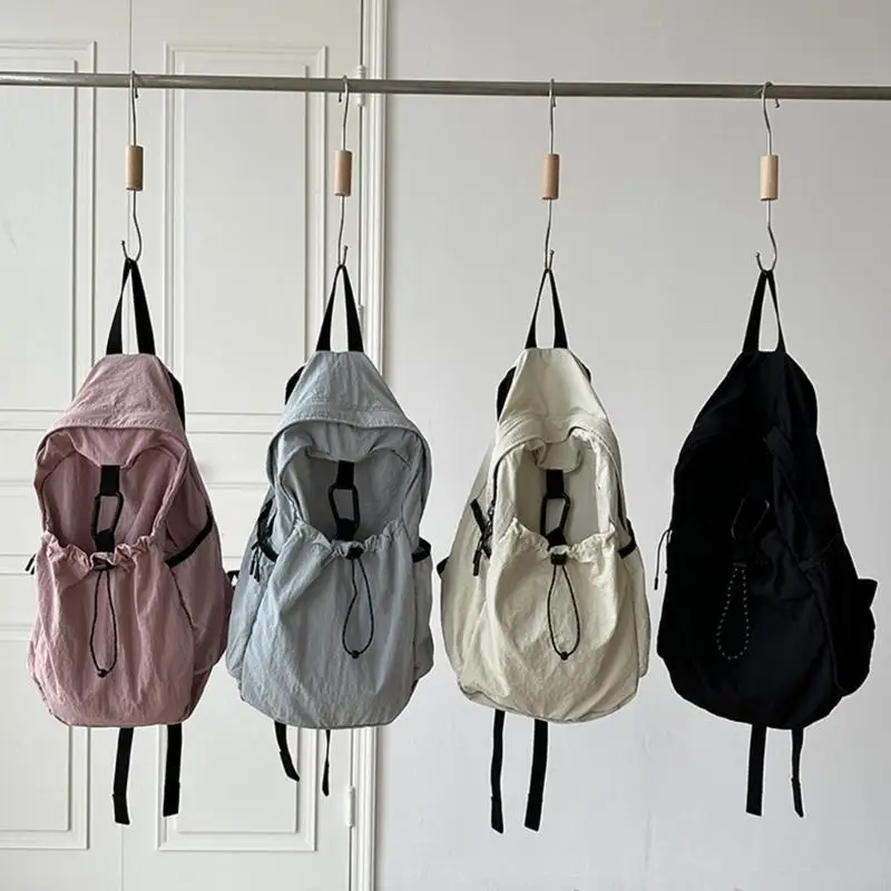 

340D Travel Daybags Women Travel School Drawstring Backpack Daypack Korean Bag