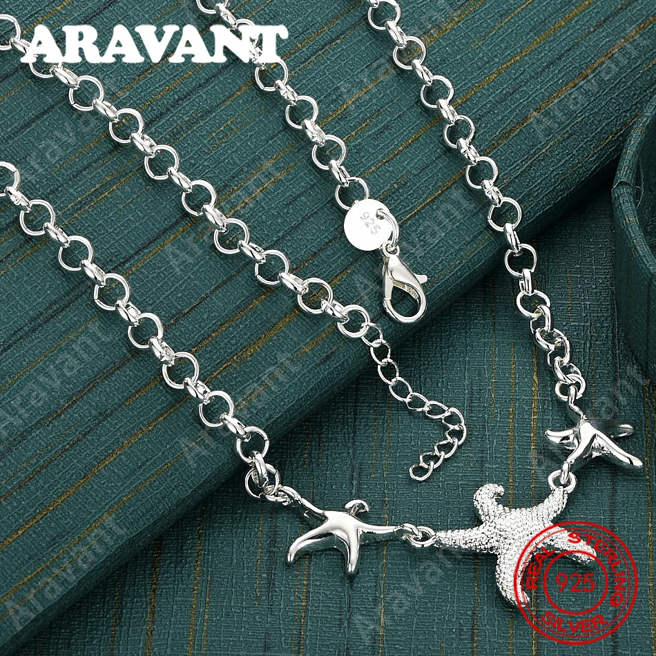 

Ожерелье-цепочка из стерлингового серебра 925 пробы с пятиконечной звездой — уникальный и универсальный ювелирный подарок для женщин