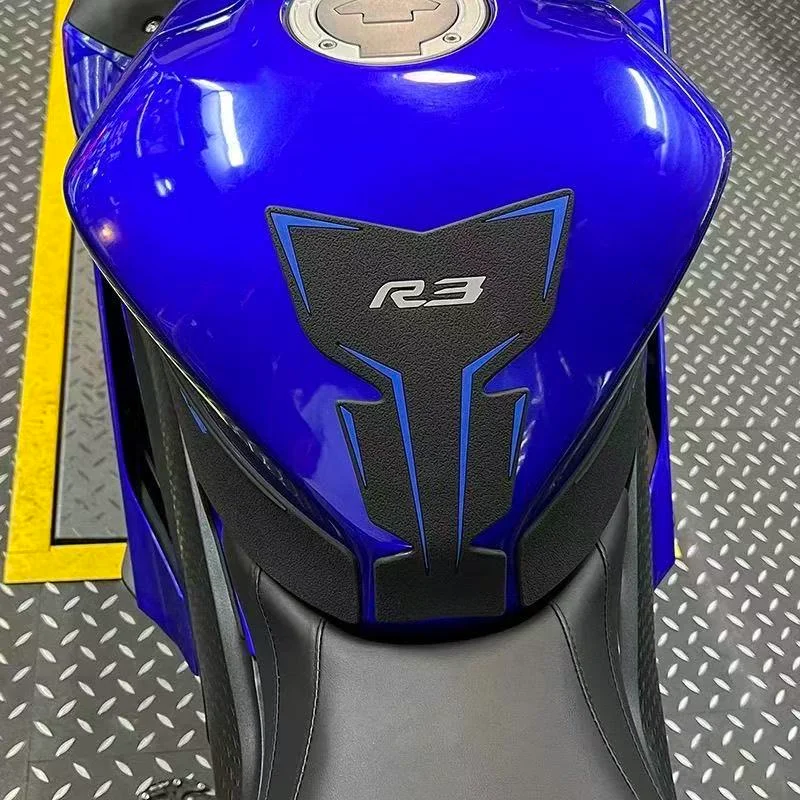Motorcycle For YAMAHA R3 Fuel Tank Grip Pads Knee Traction Tank Pad Stickers