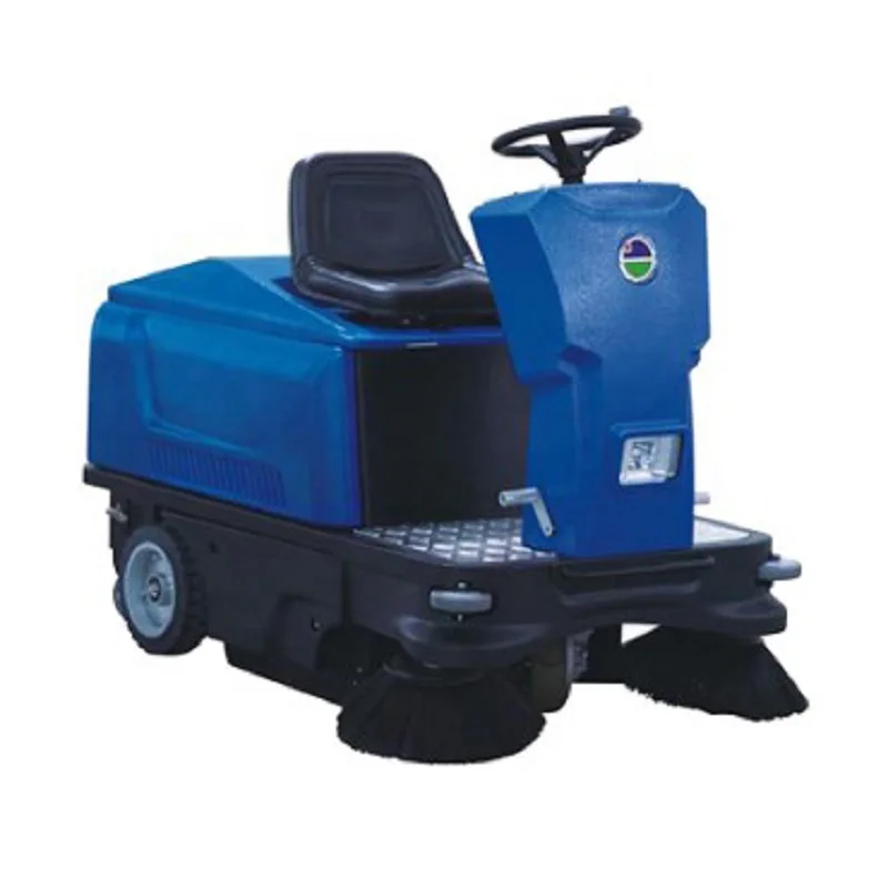 Leaf Dust Garbage Cleaning Industrial Electric Floor Road Sweeper With Battery For School Station Airport Stadium Football Field
