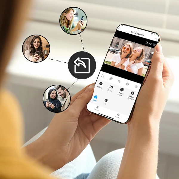 TMEZON Solarbetriebenes, kabelloses WLAN-Videotürsprechsystem für die Sicherheit zu Hause, 1080P-Intercom-System, 7-Zoll-Farb-Touchscreen-Monitor, Video-Türklingel mit Solarpanel, PIR-Bewegungserkennung, Fernentriegelung, 2,4/5G WLAN – Detail 11