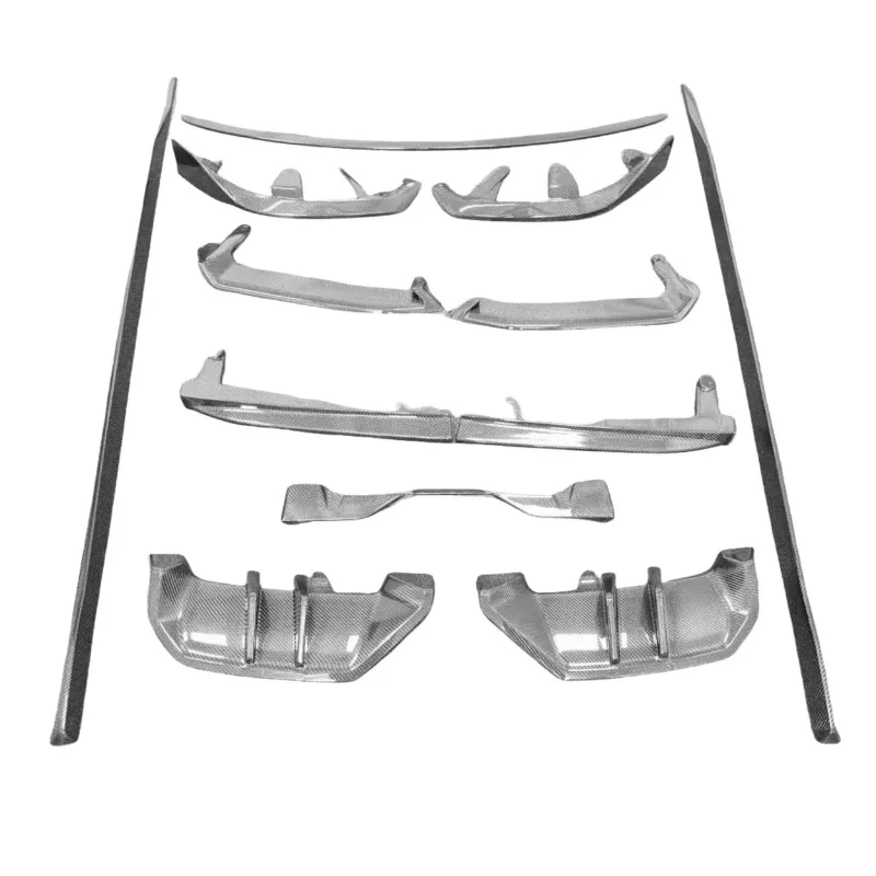 Carbon Fiber M Sports Kit Upgrade MP Style Body Kit for 5 Series G60 Front Lip Side Skirt Diffuser Spoiler Accessories