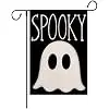 Halloween Ghost Garden Flag Double Sided Outside, Spooky Yard Outdoor Decorative Flag | Double Sided, Weather & Fade Res llz
