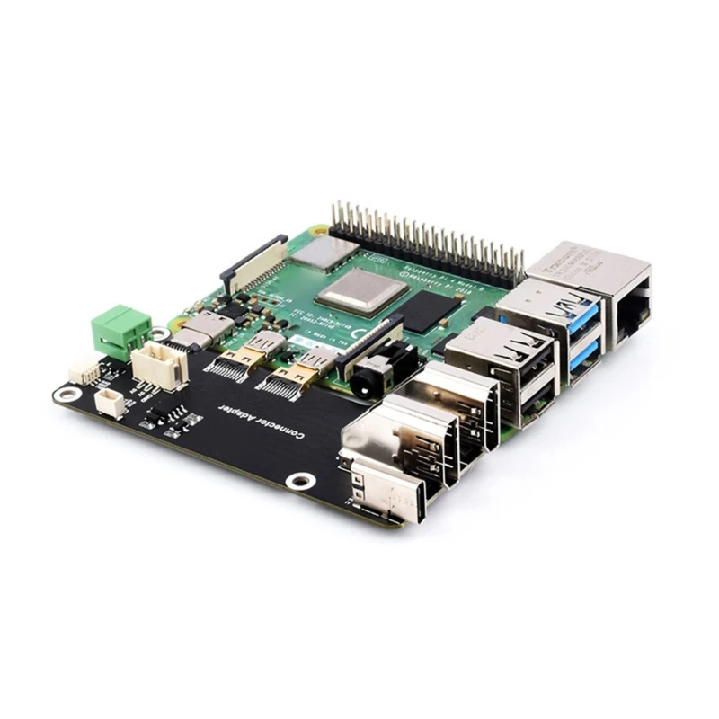 Adapter Supports Double 4k Output Providing Clear Detailed For RPI 5 and 4B