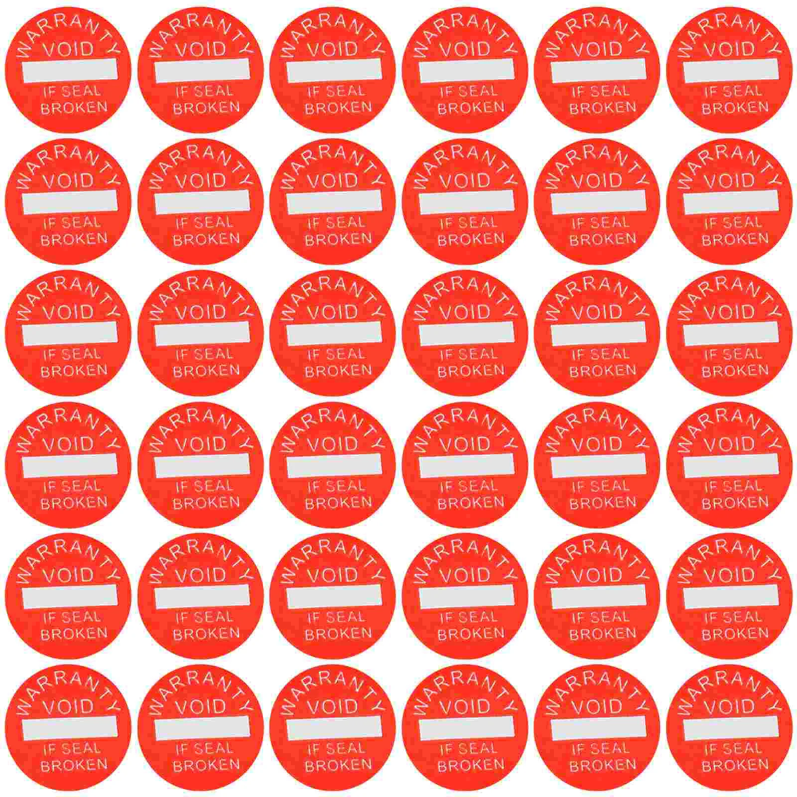 1000 Pcs Fragile Stickers Round Warning Label Caution Paper If Seal Broken Warranty Void