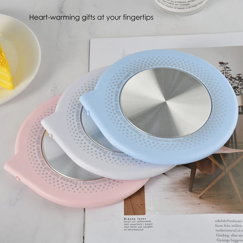 A85I-Cup Mug Heating Mat, Coffee Warmer For Home Desk, USB Temperature Hot Heater Insulation Pad Coaster Heating Plate