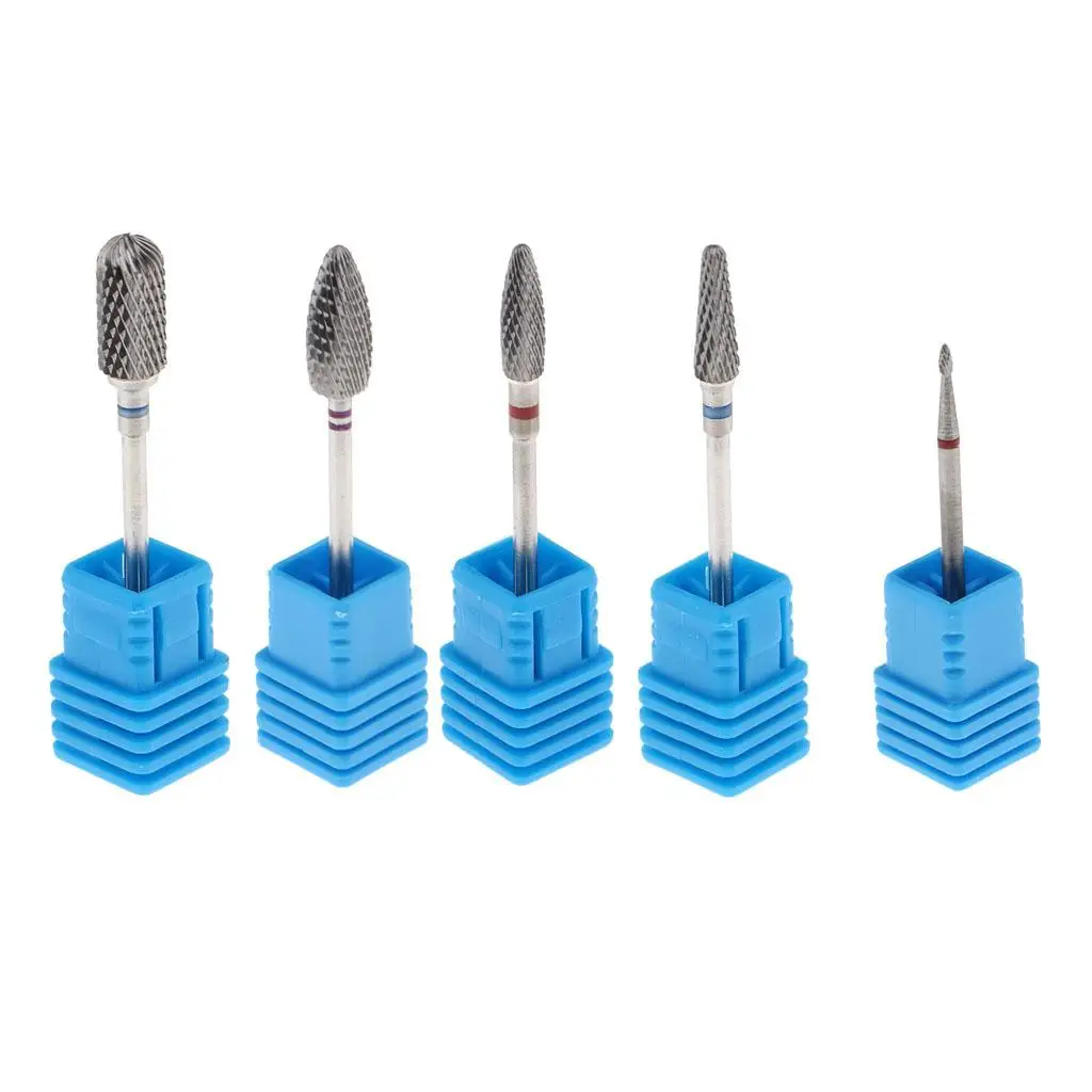 Empurrador de cutícula de unha de carboneto profissional menos poeira acrílica