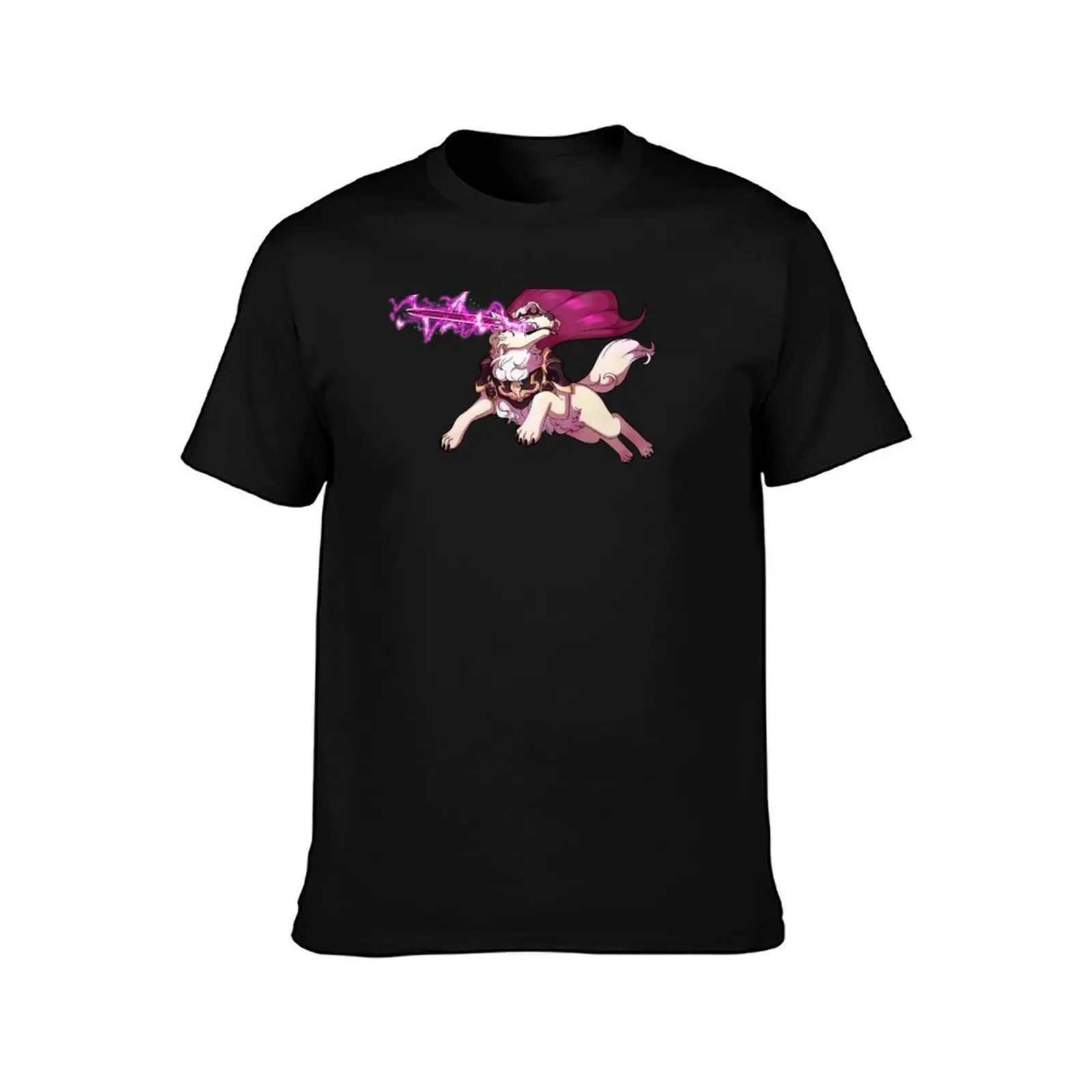No Mercy! (Wolf Xander) T-Shirt, Summer Casual Cotton Tee, Oversized Streetwear Tops, Vintage Graphic Print, Unisex Men Women