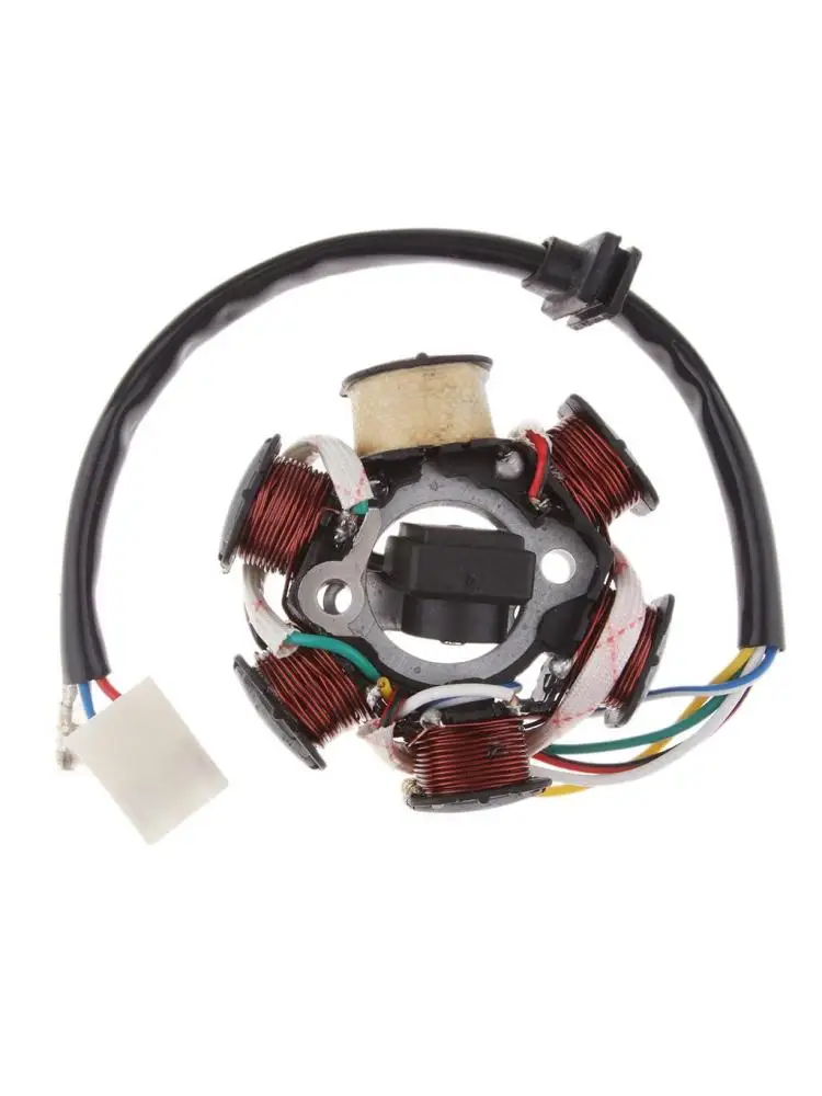 1 sztuk 29mm centrum otwór uzwojenie stojana Magneto 6 biegun dla 4 suwowy 110cc 125cc silników PIT Quad motor terenowy ATV Buggy itp — zdjęcie 2