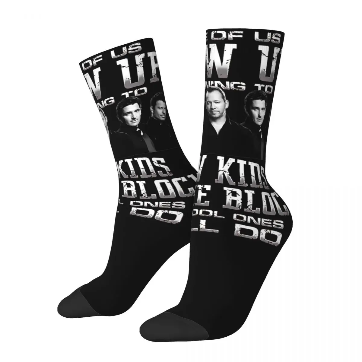 

New Kids On The Block Band Socks Warm Fashion NKOTB Magic Summer 2024 Tour Socks Novelty Product Middle TubeSocks Best Gift Idea