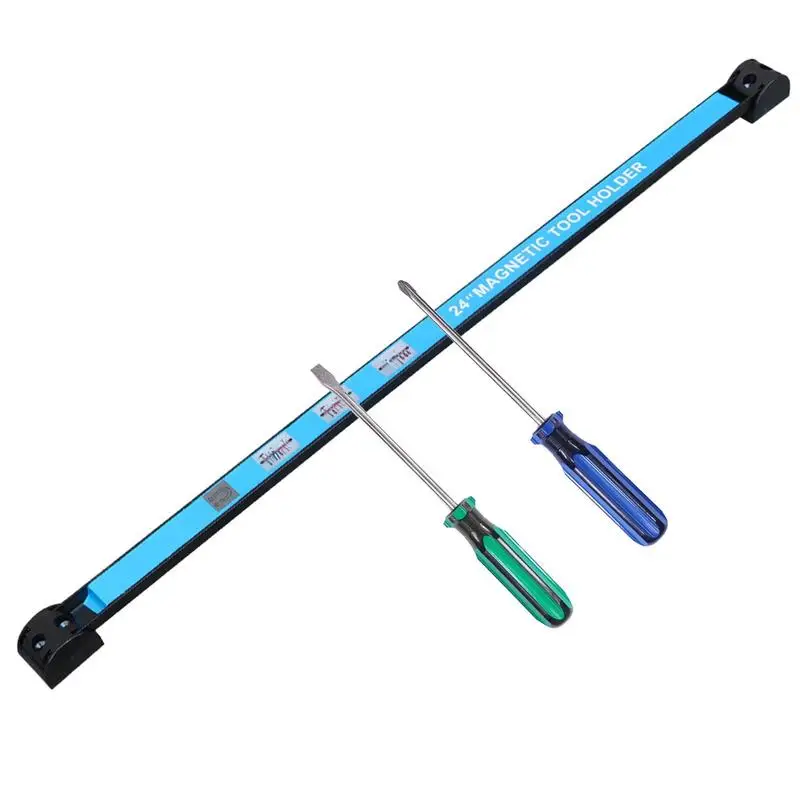 Suporte de Ferramentas Magnético para Garagem e Bancada Ferramenta Resistente Barra Magnética Tiras Magnéticas Ajustáveis Grande Capacidade