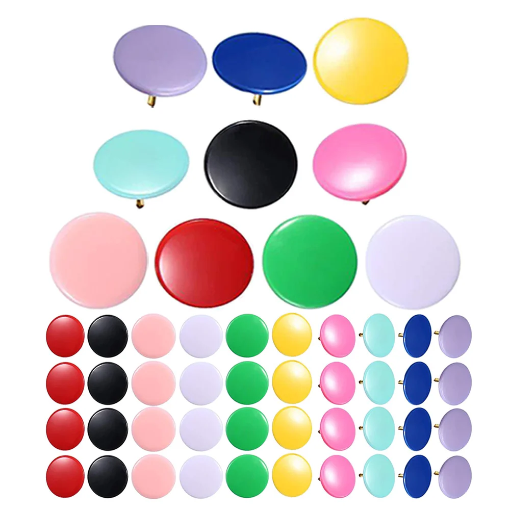 300 قطعة مستديرة ملونة مسطحة الرأس Thumbtacks لينة الفلين مجلس دبابيس لمكتب المنزل المشارك نشرة دبابيس ضغط الزخرفية الصغيرة