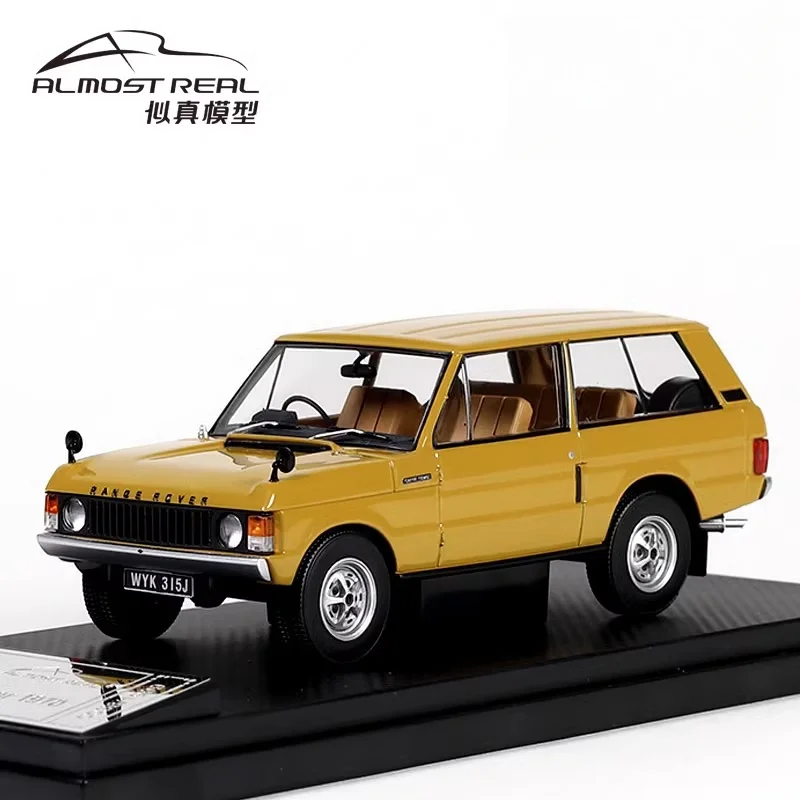 1:43 1970 Original Range Rover,alloy die-cast static miniature car fashion play model,adult collection pieces,gifts for friends.