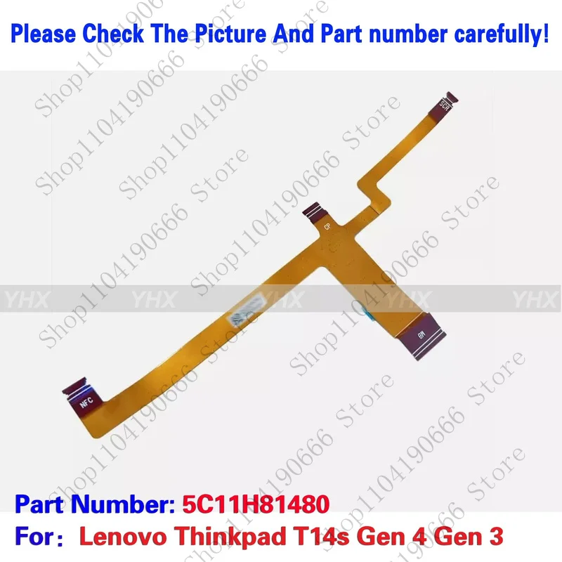 

GYX Новый 5C11H81480 для Lenovo Thinkpad T14s Gen 4 Gen 3, кабель сенсорной панели FPC.