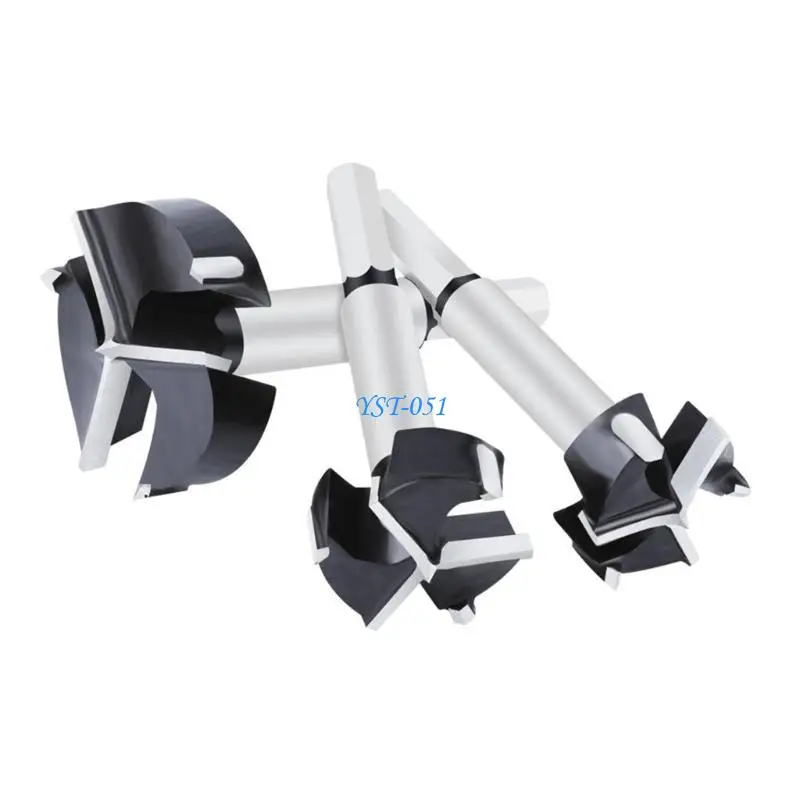 

E15A Forstner Drill Bit 3 Flutes Carbides Forstner Tip Woodwork Hinge Drill Bit