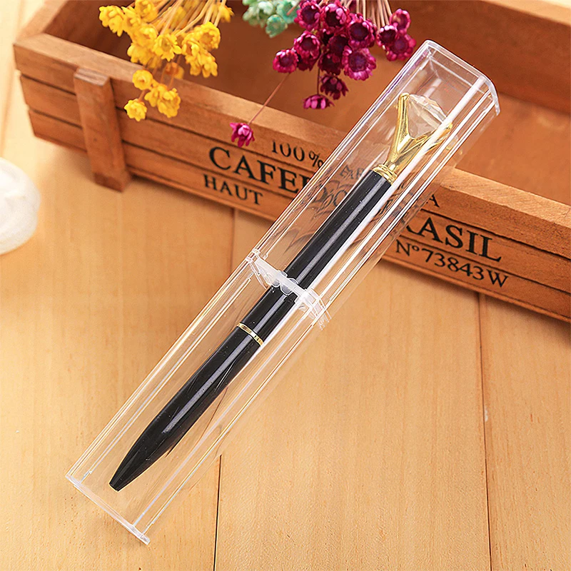 20 Pieces Clear Case Plastic Packaging Box For Ball Pen Gift Box Transparent Pen Box Empty Plastic Pen Case