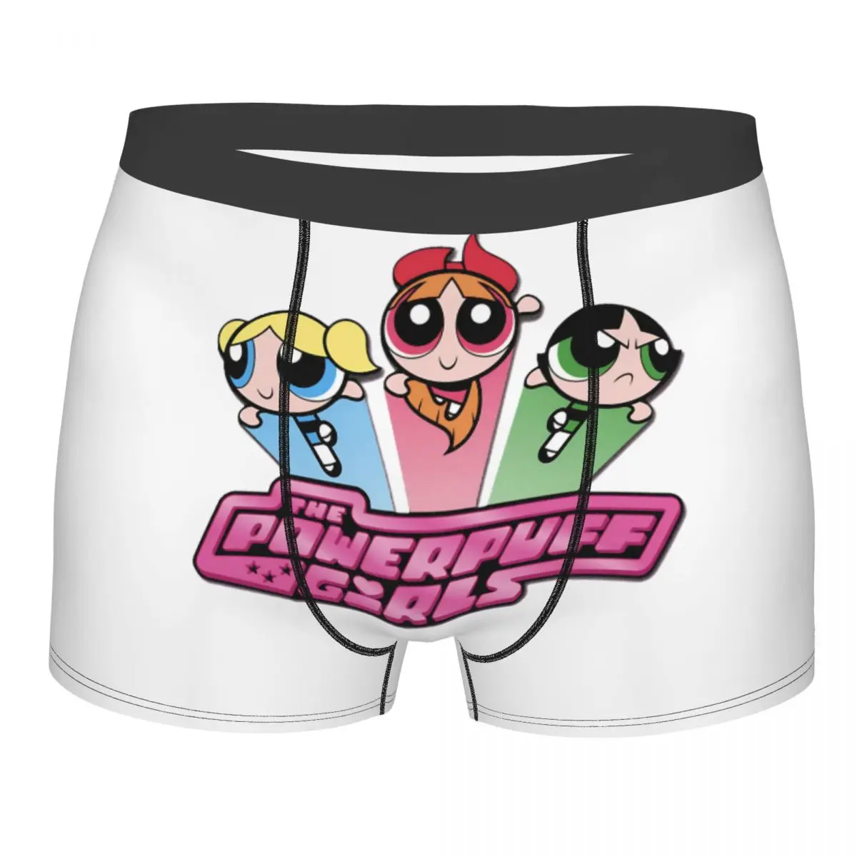 

Custom Cartoon Animation Powerpuff Girls Underwear Men Breathbale Boxer Briefs