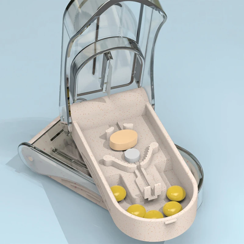 1Pc Portable Pill Cutter Splitter Divide Medicine Storage Tablet Splitters Cut Slicer Home Pill Cases Dispenser Pill Box`~