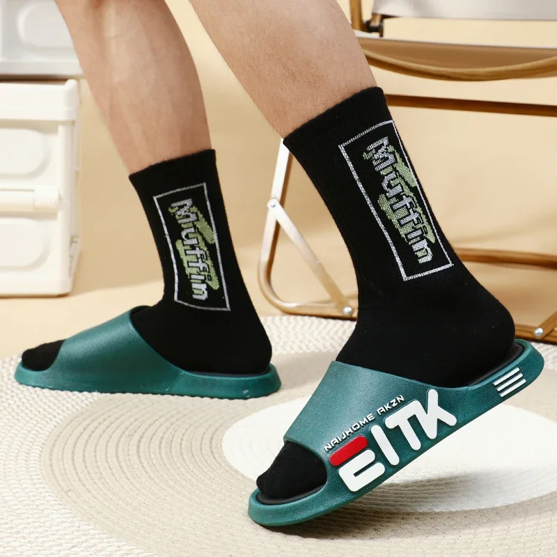 Comfortable Men Summer Casual Slippers Soft Youth Fashionable Leisure Walking Sandals Light Weight Water Swimming Pool Slides image 5