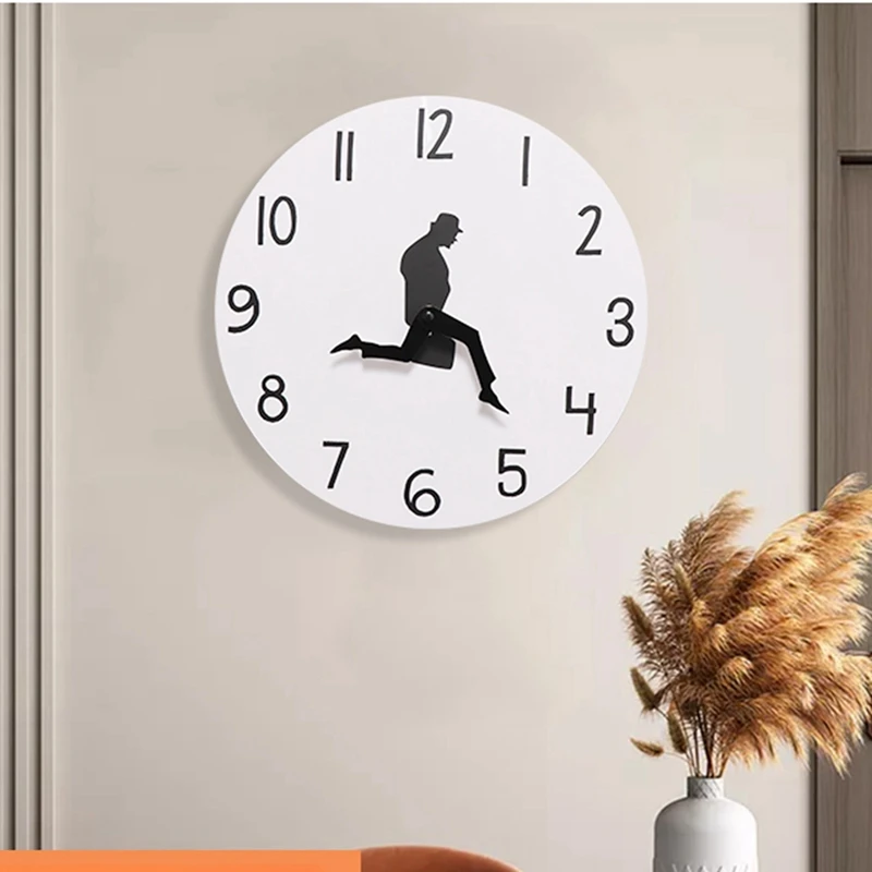 Creative Wall Clock  Seconds Silent Ministry Of Silly Walks Clock Decor