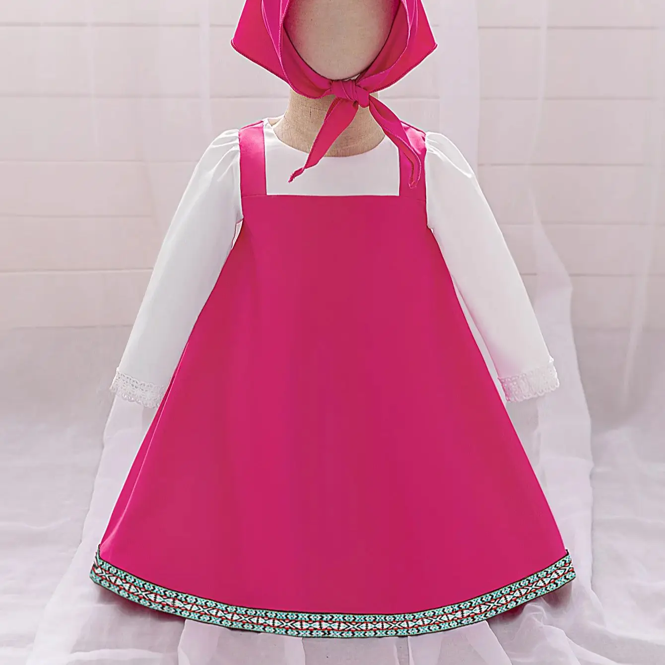 Lolita Plaid Cute Bears Baby Girls Dress Toddler 1st Birthday Party Princess Dress For Baby Maid Festival Banquet Kids Clothes