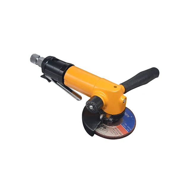 Moedor angular pneumático portátil SJ125B para aplicações de moagem, corte e lixamento