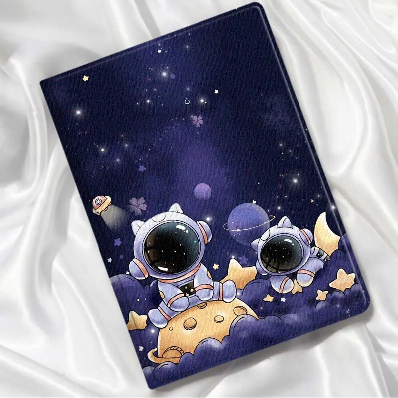 Cartoon Astronaut For Xiaomi Redmi Mi Pad 8 7 6 5 4 2 SE K Pro Max Ultra Inch Tablet Case Soft