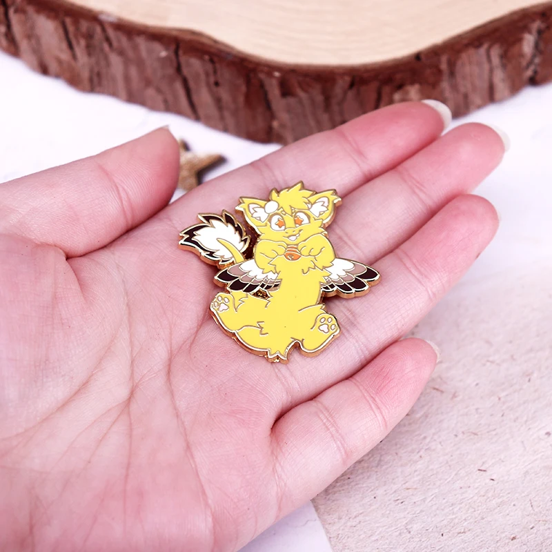 เข็มกลัดรูปสัตว์รูปนางฟ้าน่ารักสำหรับตกแต่งกระเป๋าเป้สะพายหลังหมวก