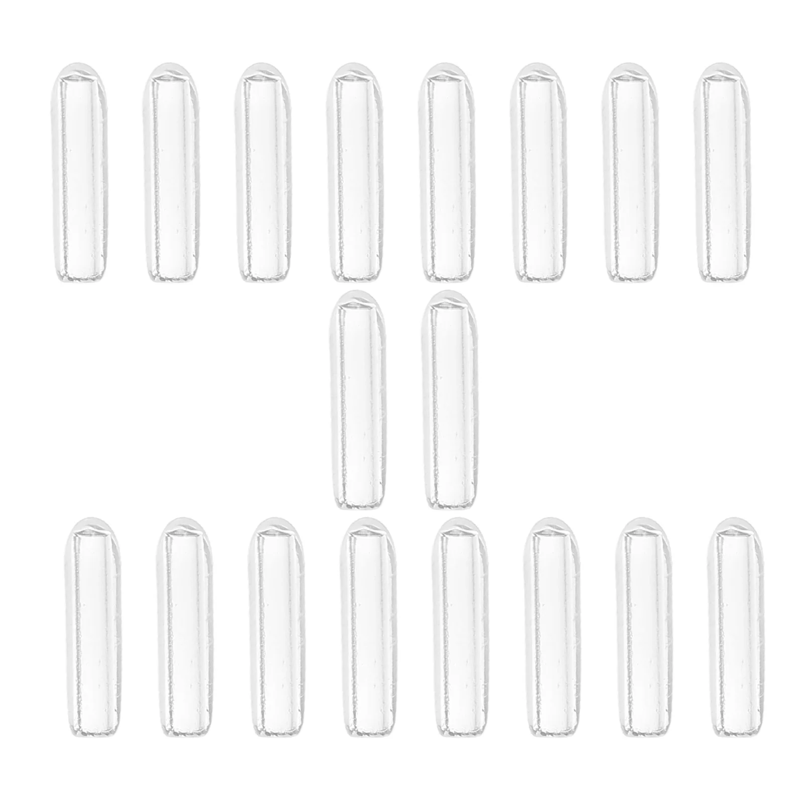 

20Pcs Clear Hanger Tips Wire Caps Slip Prevention Clothes Protector Soft Plastic Hook End Covers Wire Caps Clear Hanger Tips
