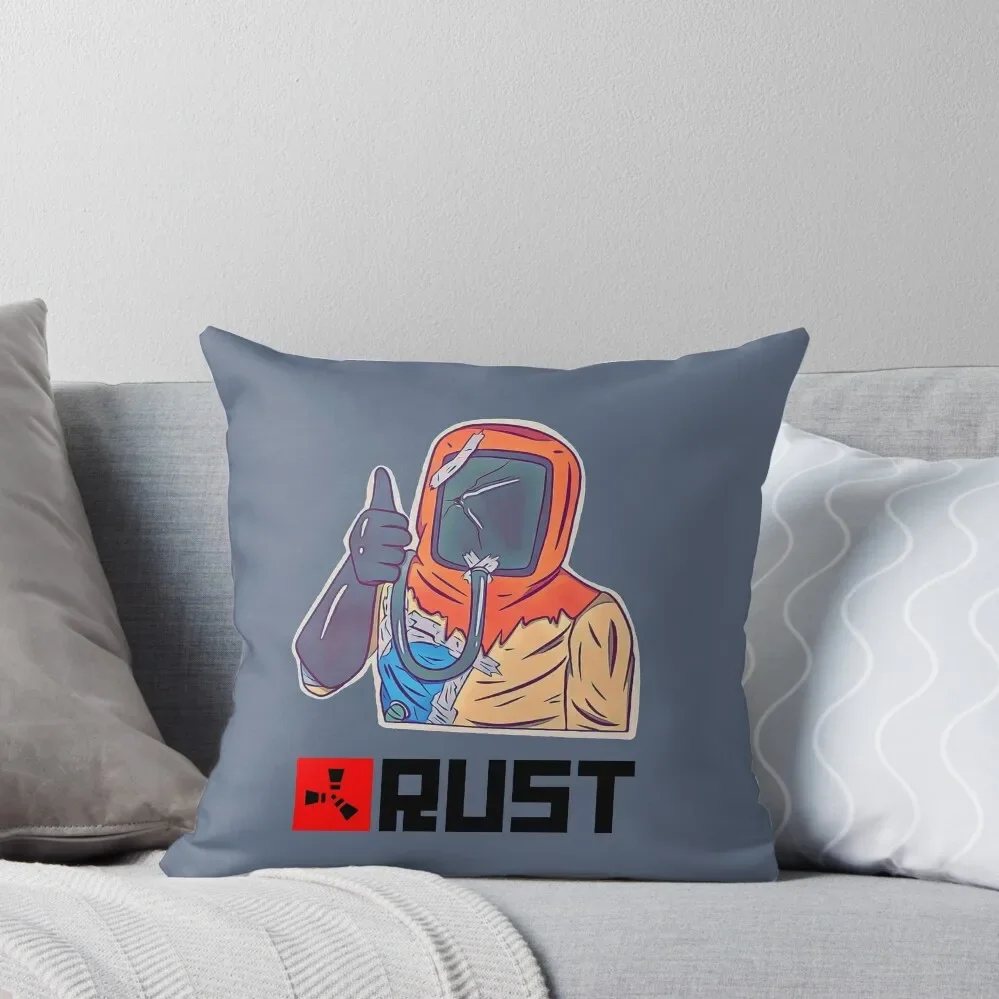 

Rust Game Merch Throw Pillow Custom Cushion Cushions pillow