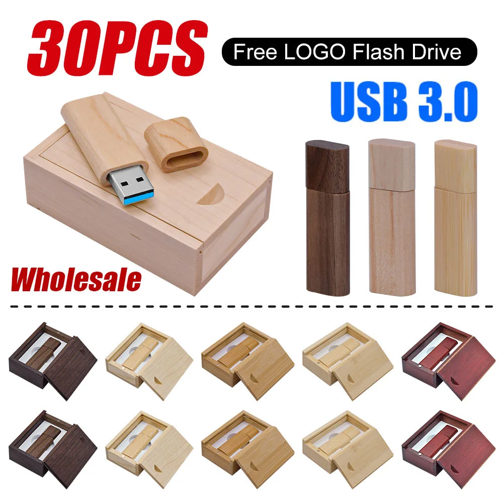 

30 шт./лот USB-накопитель 3,0 высокоскоростной кленовый/бамбуковый флэш-накопитель 4 ГБ 8 ГБ 16 ГБ 32 ГБ 64 ГБ 128 ГБ флэш-накопитель в подарок u диск Бесплатный логотип