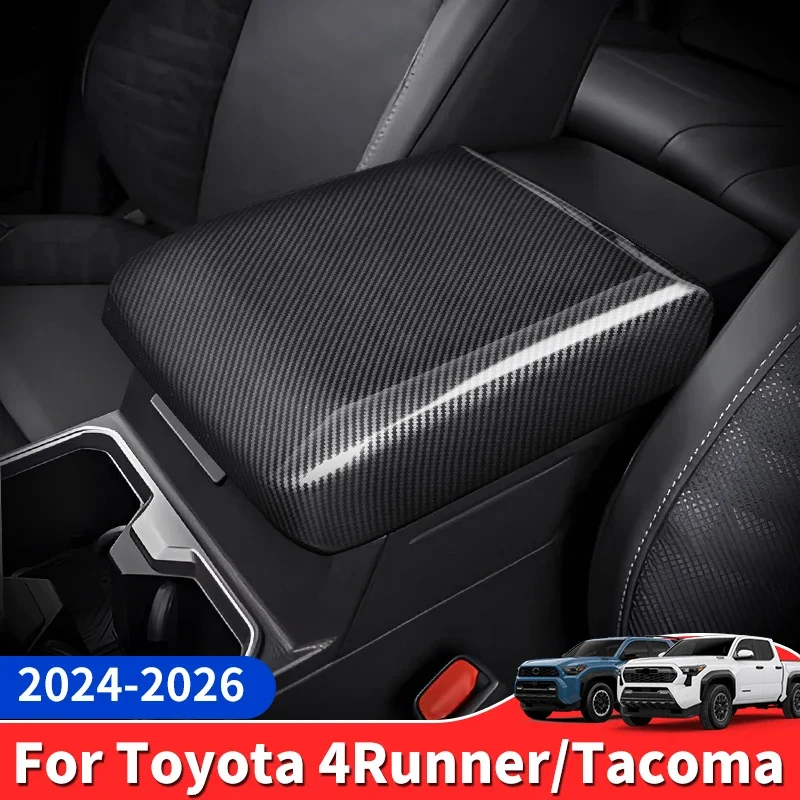 

For Toyota Tacoma 2024-2026 4Runner Interior Accessories Center Console Armrest Protection Lid Overlay Sticker Trim Anti-Scratch