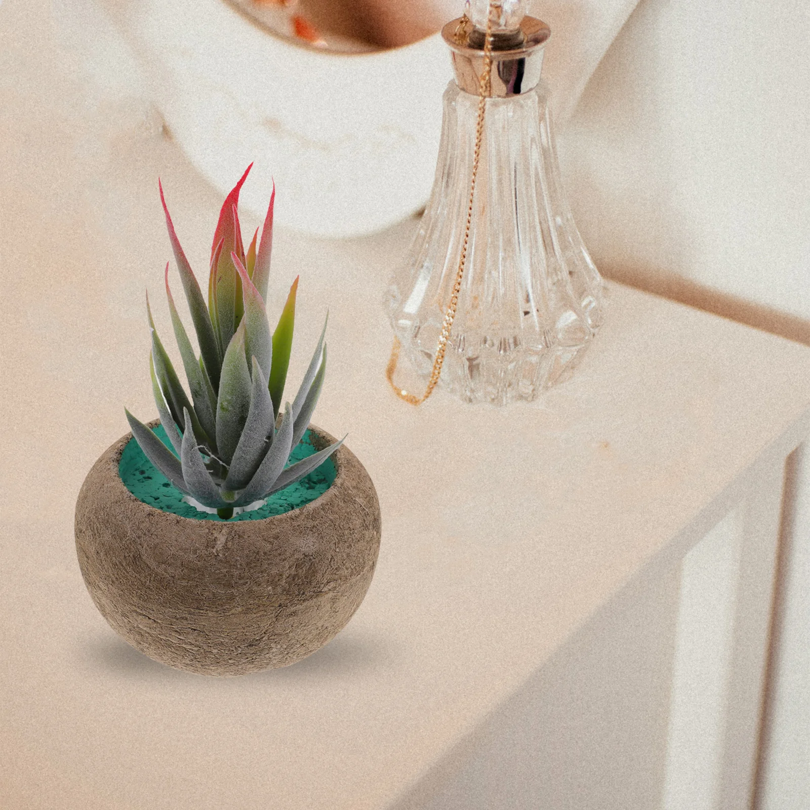 

18Pcs Realistic Artificial Succulents Exquisite Design Easy Care DIY Home Office Garden Decoration Artificial Succulents