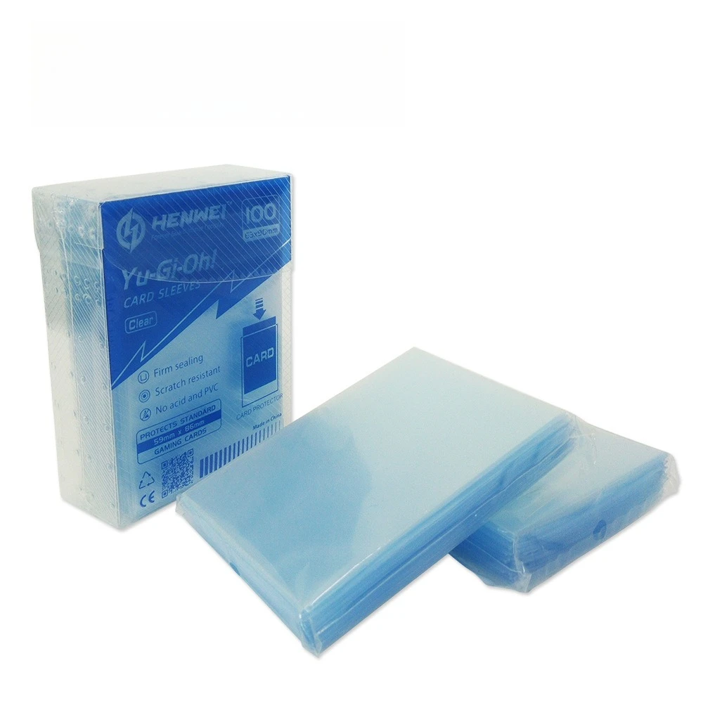 

63x90mm Matte Thickened Outer Sleeve - Yu-Gi-Oh! & PTCG Trading Card Protector 100 Pcs/Box Japanese Size Card Sleeves