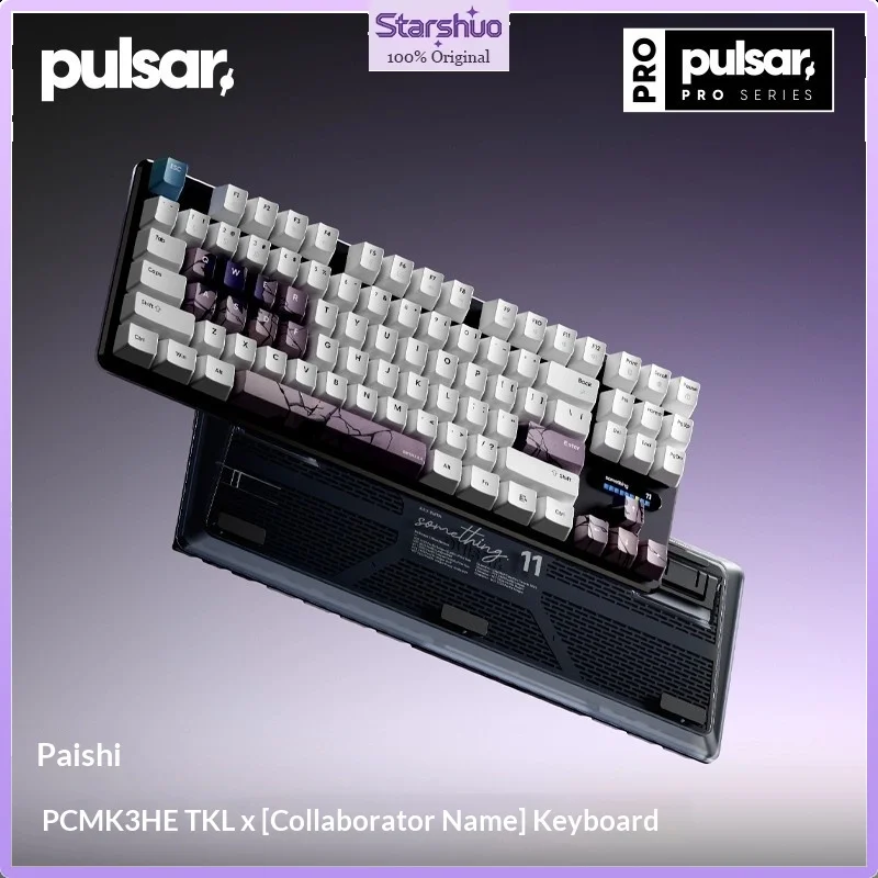 Pulsar PCMK3 HE TKL X Something Co-branded Wired Magnetic Switch Keyboard Rapid Trigger For Valorant CS2 Mechanical Keyboard