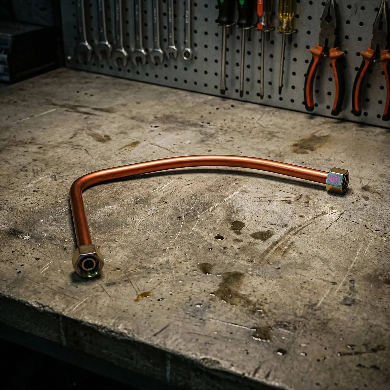 Air Compressor Tube Aluminum Exhaust Replacement Hose Unloader Compatible Universal Air Compressor Line Accessories Parts