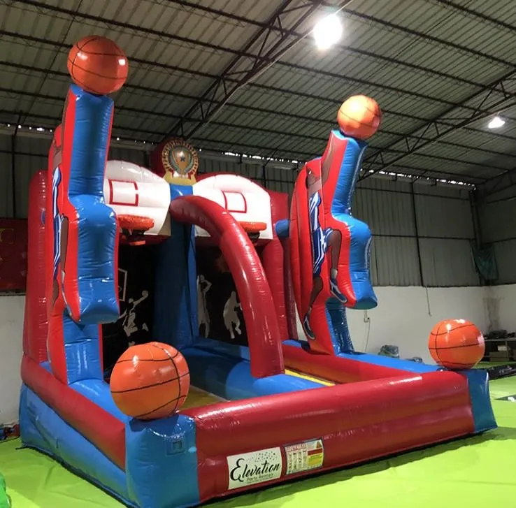 High Quality Outdoor Giant Inflatable Basketball Hoop Sport Game For Event