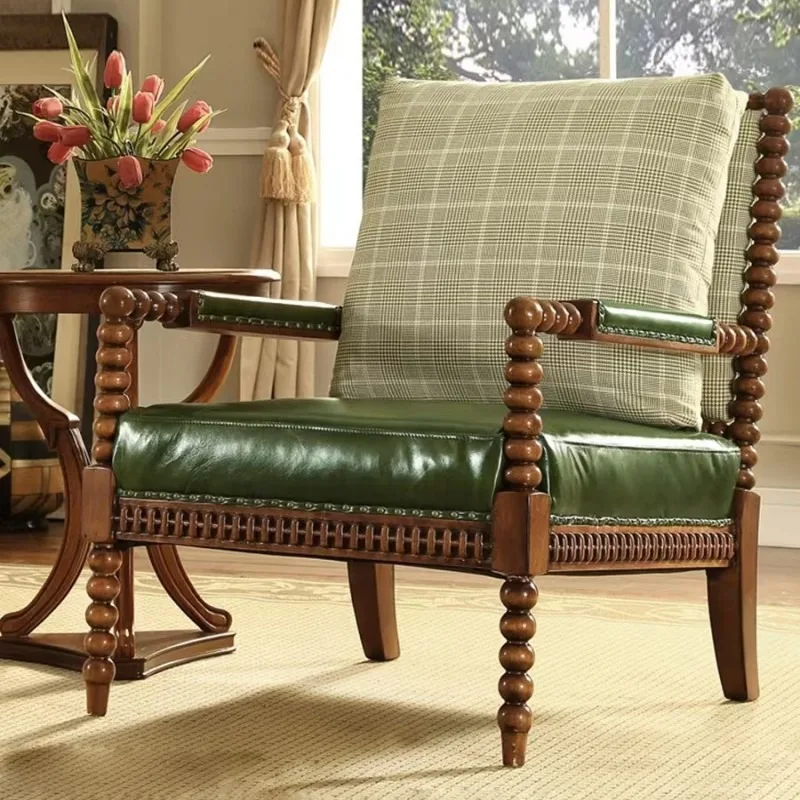 

sofa chair, living room balcony negotiation chair, study leisure round bead chair high back chair