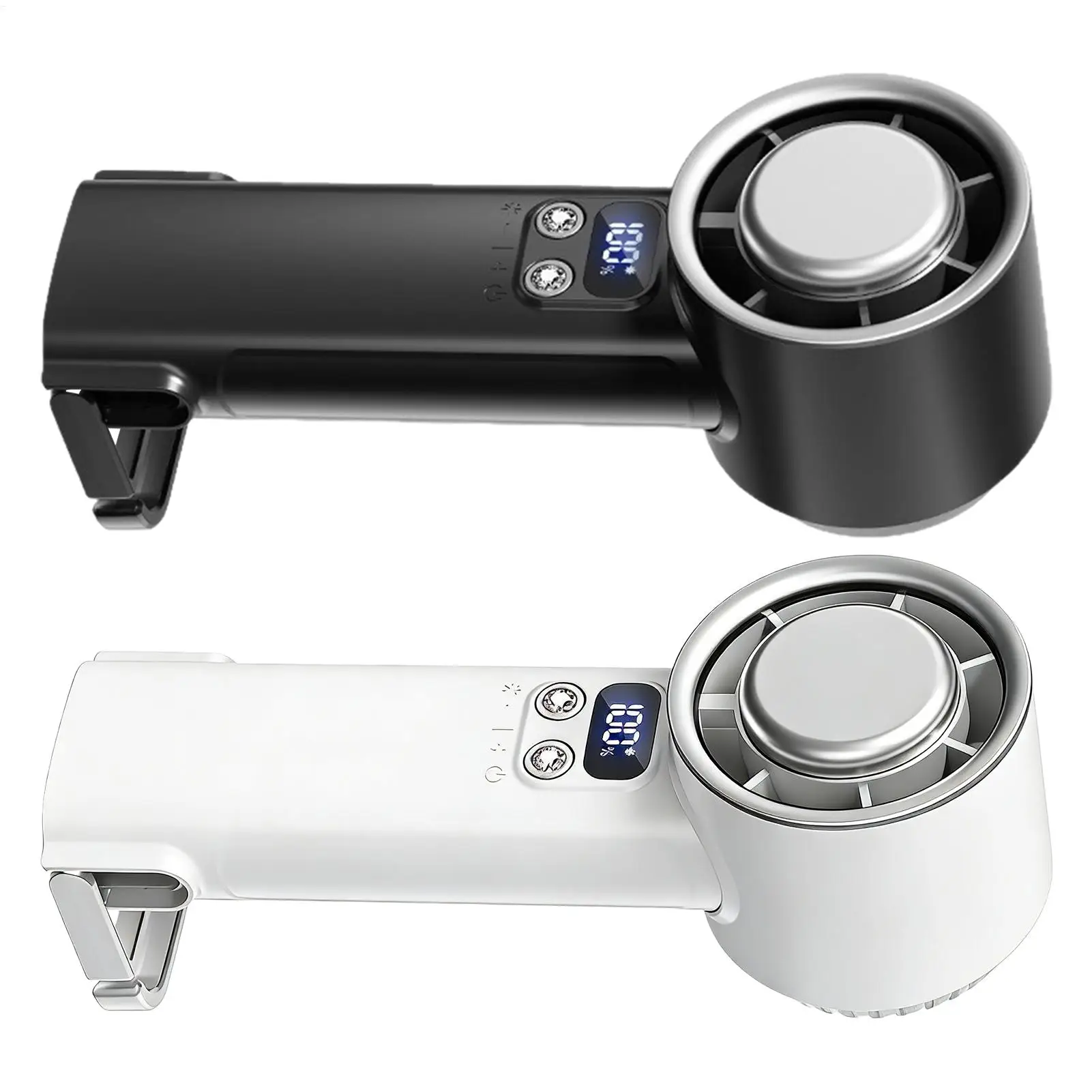 

Портативный ручной вентилятор с 100 скоростями, мощным воздушным потоком, перезаряжаемый, с цифровым дисплеем, 4000 мАч, мини-вентилятор для путешествий и отдыха