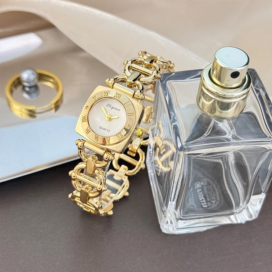 Elegant Square Women Quartz Watch Fashion Bracelet Band Ladies Wristwatches Reloj Mujer Girls Clock Gift