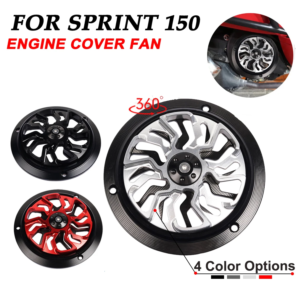 Motorcycle Accessories Engine Cover Fan Cover Protector Radiator Guard For Vespa Sprint150 Sprint 150 Primavera 150 2013 - 2023