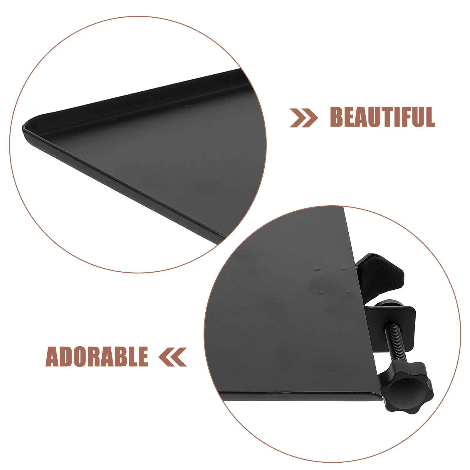 

Sound Card Tray Plastic Microphone Stand Clip on Rack Holder Live Broadcast Shelf Mobile Stand Holder Sound Card Tray