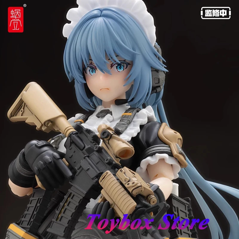 

Snail Shell RA-02 Stock 1/12 Tactical Maid PANAKESU Female Soldier Mini Model Rifle Ornament 6" Full Set Mobile Suit Girl Figure