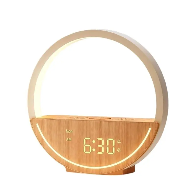 

AB41-White Noise Sound Machine, Wake Up Light& Sunrise Alarm Clock With 20 Soothing Sounds For Heavy Sleepers EU Plug