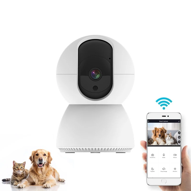 Factory Hot Sale Luxury Outdoor Audio Wifi Pet Monitor Two Way Talk Wireless Smart Camera Motion Detection HD Night Vision