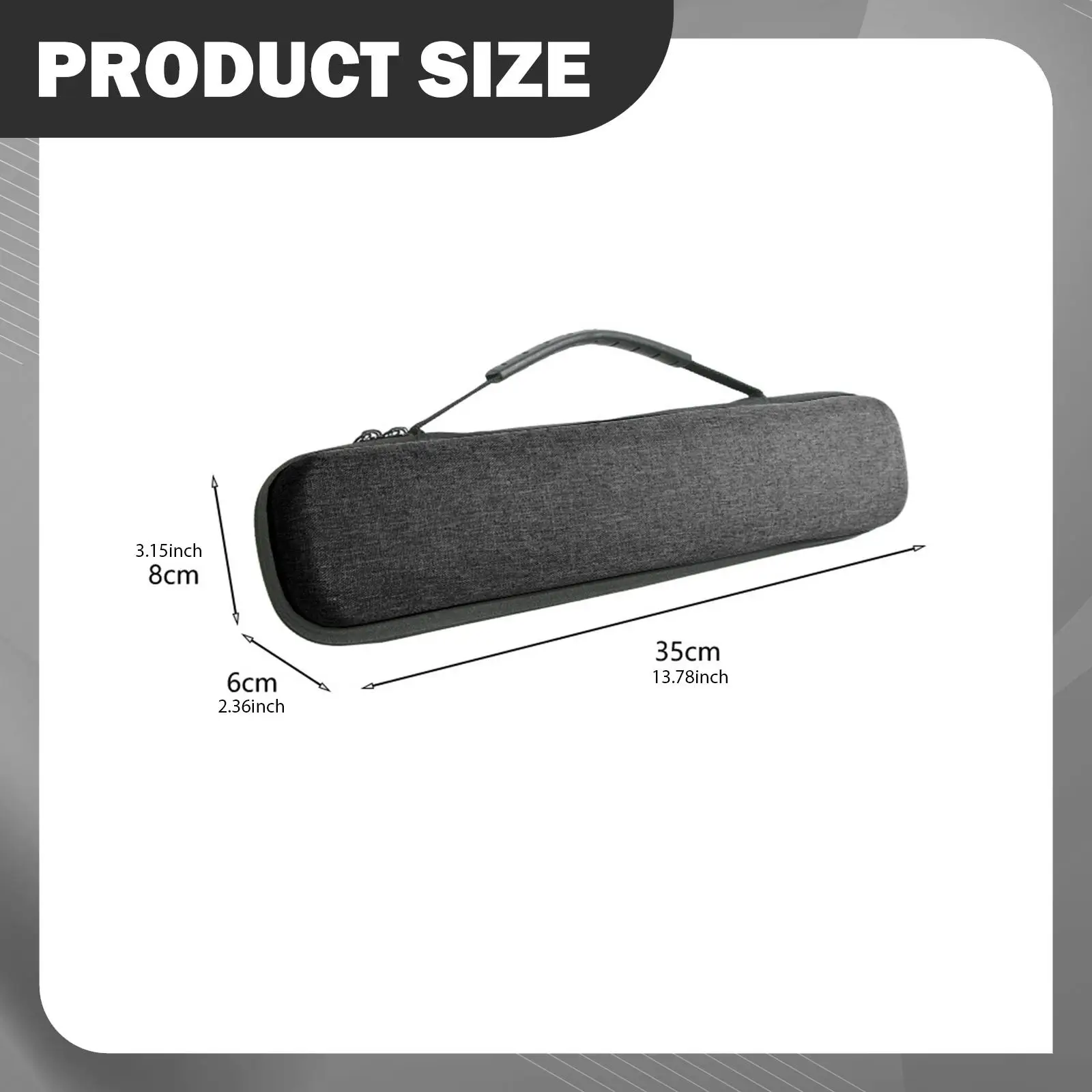 Multimeter Hard Carrying Case Wear Resistant Shockproof Tool Bag Meter Organizer Tester Pen Storage Protective for Garage Home