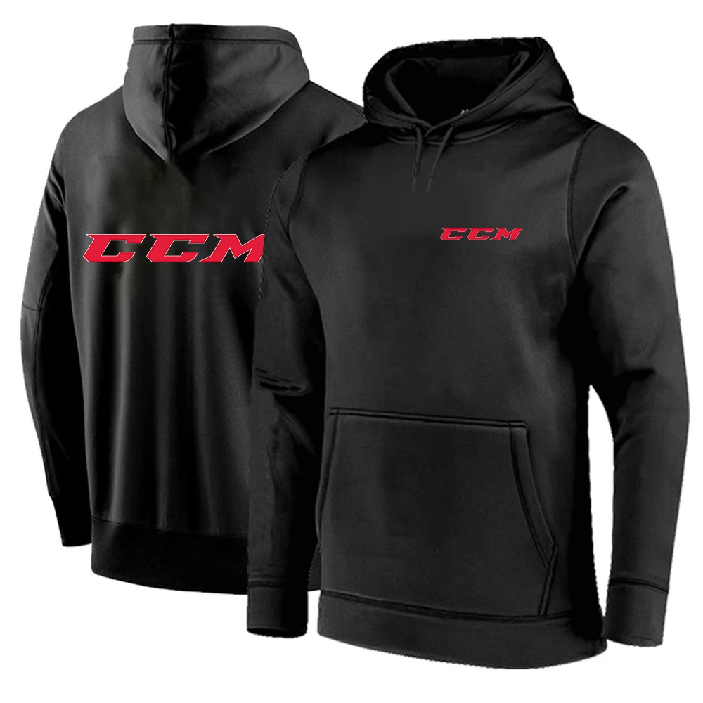 

2024 CCM Men Printing New Popular Spring and Autumn Casual Solid Color Versatile Pullovers Hoodies Comfortable Tops